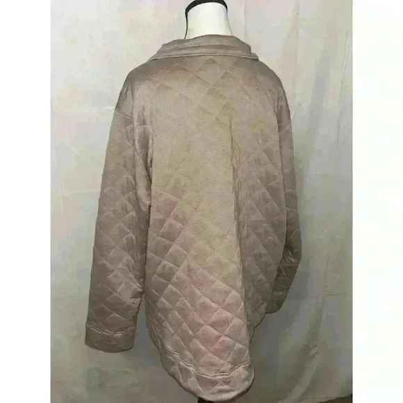 Marmot Roice Quilted Long Sleeve Sweatshirt with Snap Buttons Women's Size 3X - Picture 5 of 8